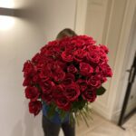 Bukiet róż żywych - czerwone