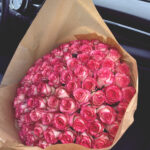 Bukiet róż żywych - różowe