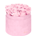 Flower Box Wieczne Róże  - M - różowe