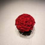 Flower Box Wieczne Róże - M - grande - czerwone