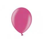 Balon gumowy metaliczny z helem - różowy